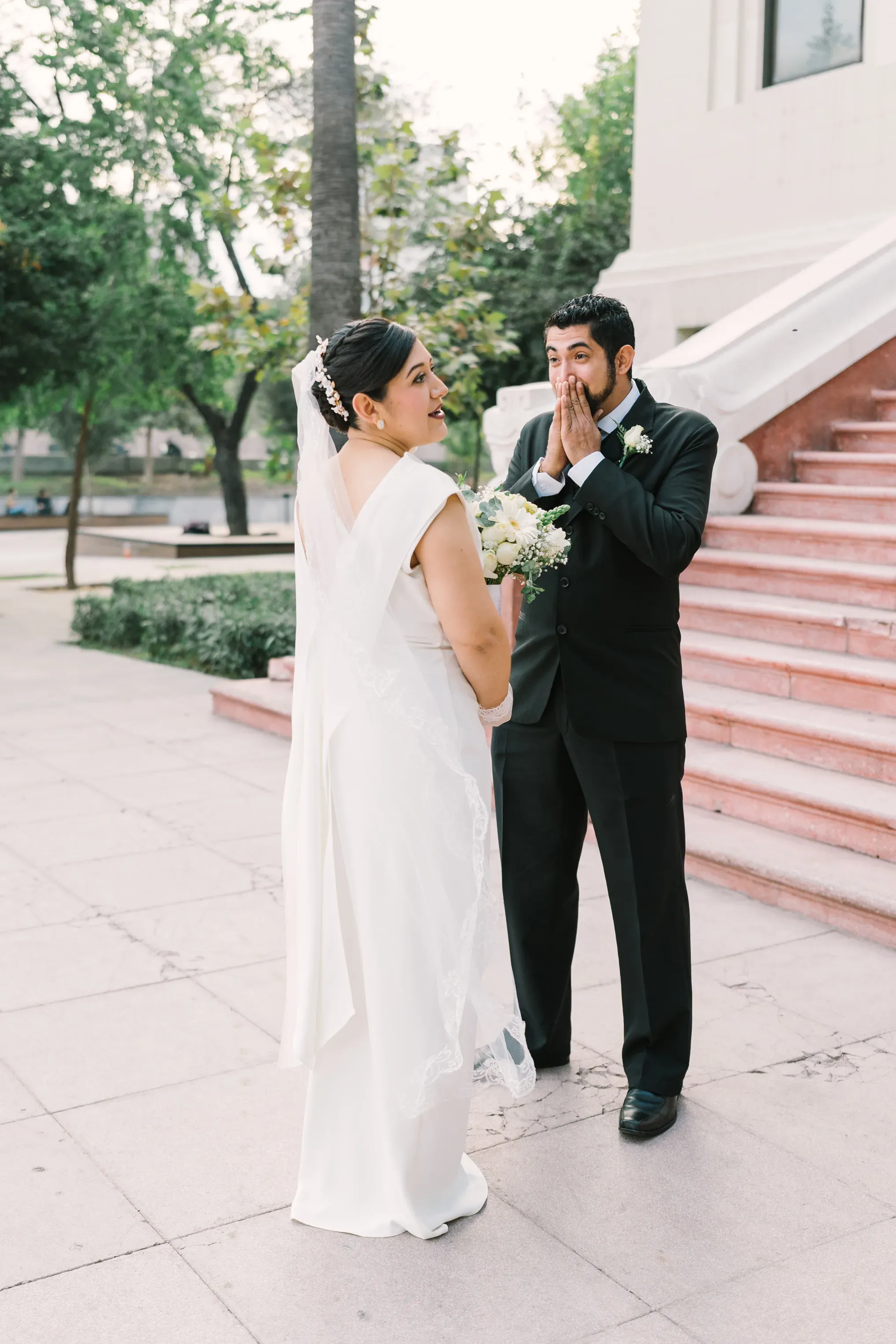 Amy y Jorge en su boda documentada por Luis Benítez